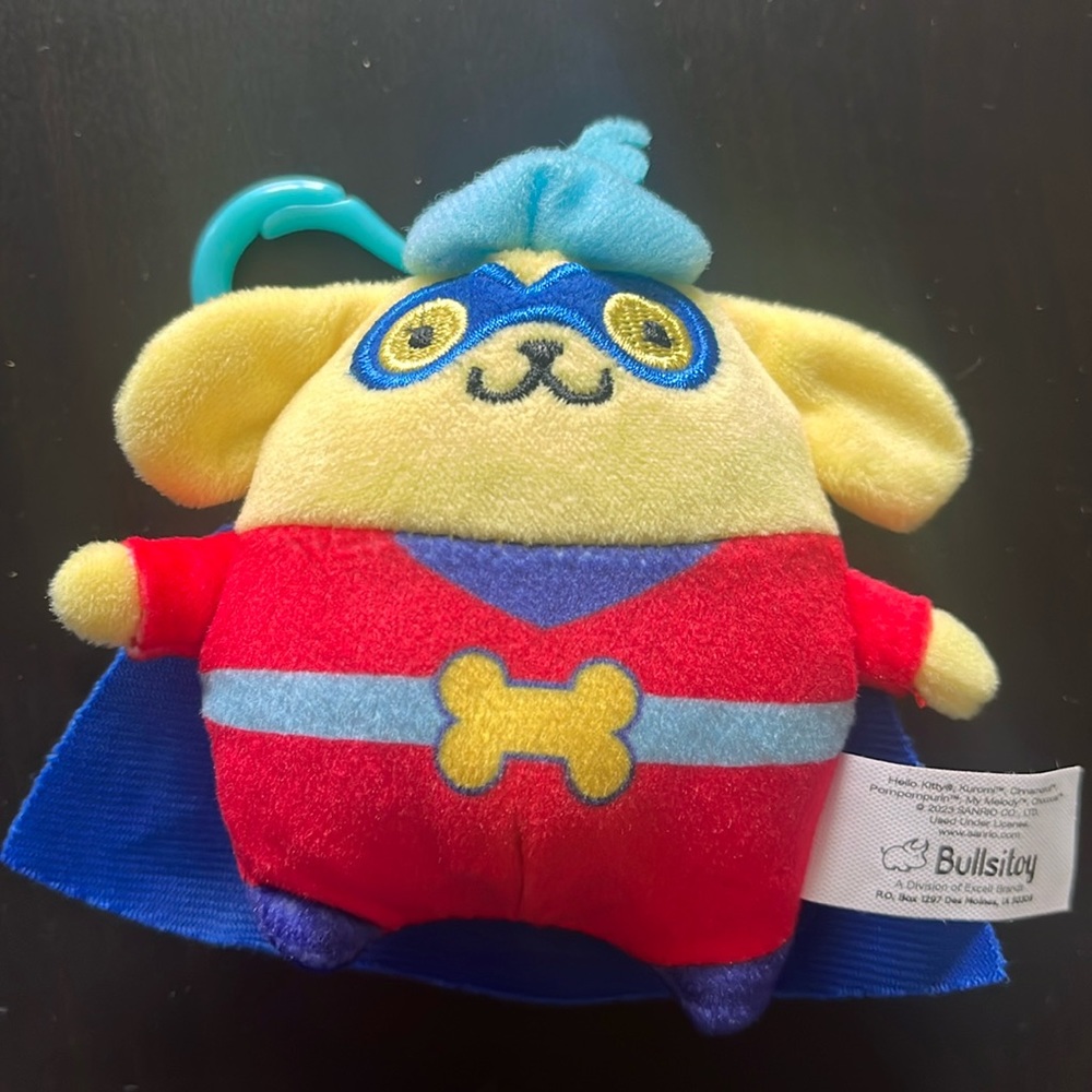 Pompom Putin Plush Keychain